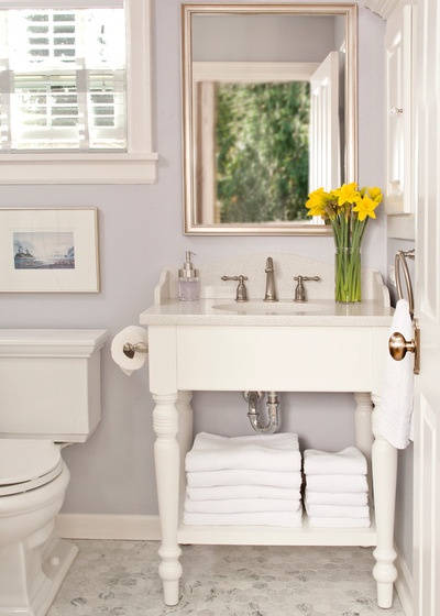 Traditional Bathroom by Riddle Construction and Design