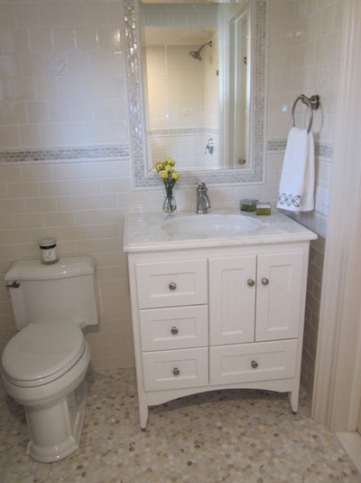 Traditional Bathroom by Nanette Baker of Interiors by Nanette, LLC