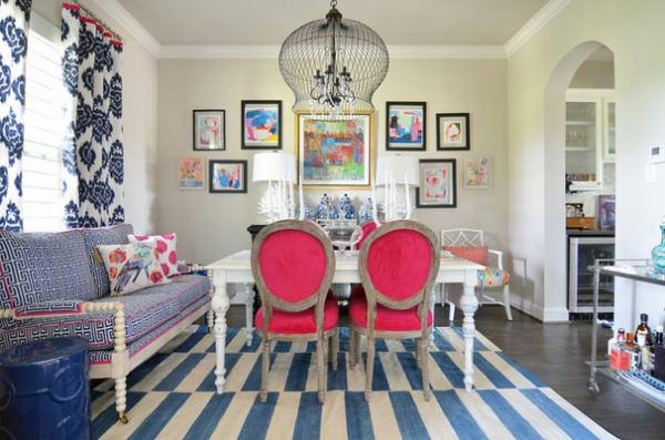 Eclectic Dining Room by Sarah Greenman