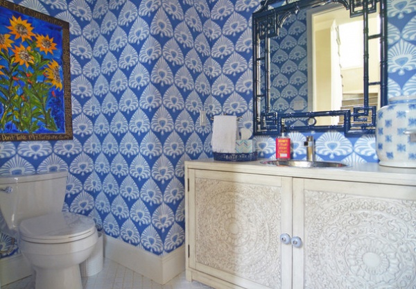 Eclectic Bathroom by Sarah Greenman