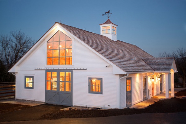 Farmhouse Garage And Shed by Tiedmann Enterprises