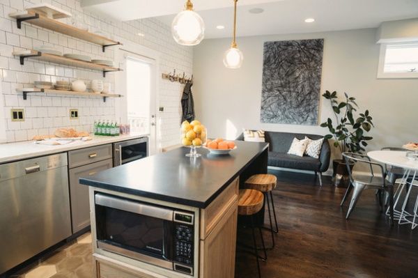 Transitional Kitchen by SuzAnn Kletzien Design