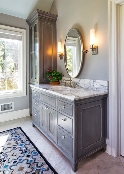 Traditional Bathroom by Knight Architects LLC