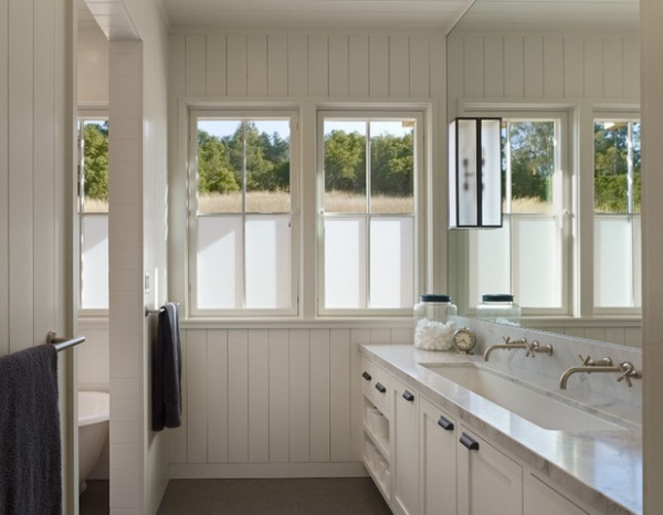 Farmhouse Bathroom by Nick Noyes Architecture