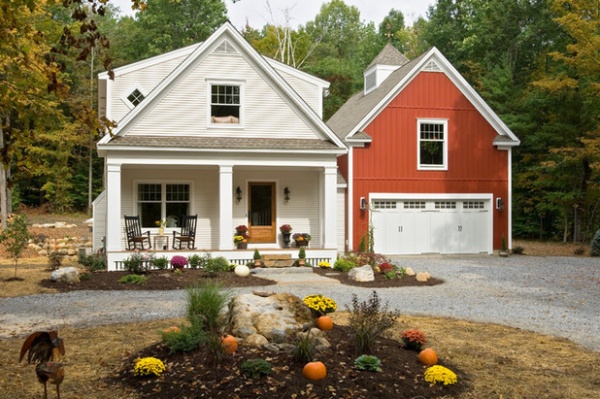 Farmhouse Exterior by Witt Construction