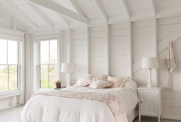 Beach Style Bedroom by Sean Litchfield Photography
