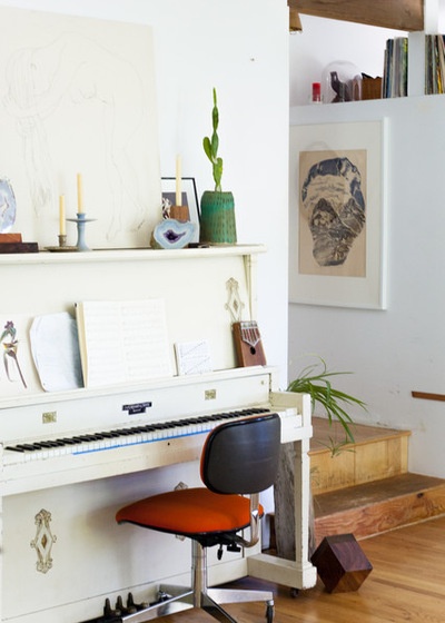 Eclectic Family Room by A Darling Felicity Photography