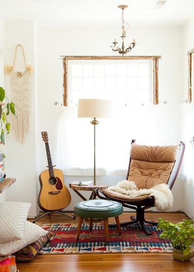 Eclectic Living Room by A Darling Felicity Photography