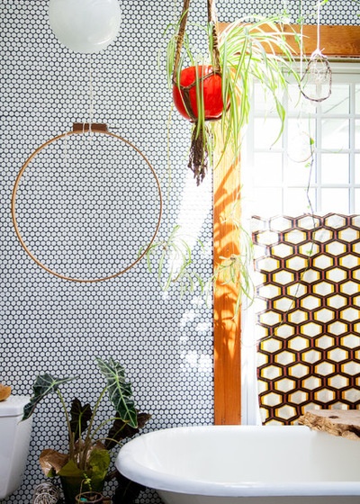 Eclectic Bathroom by A Darling Felicity Photography