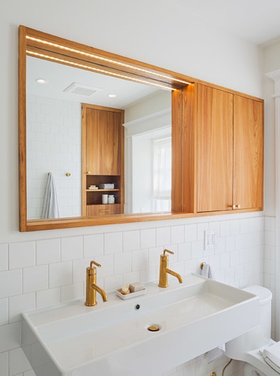 Room of the Day: Clean and Simple Master Bath With Lots of Storage