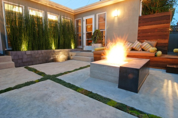 Contemporary Patio by Falling Waters Landscape
