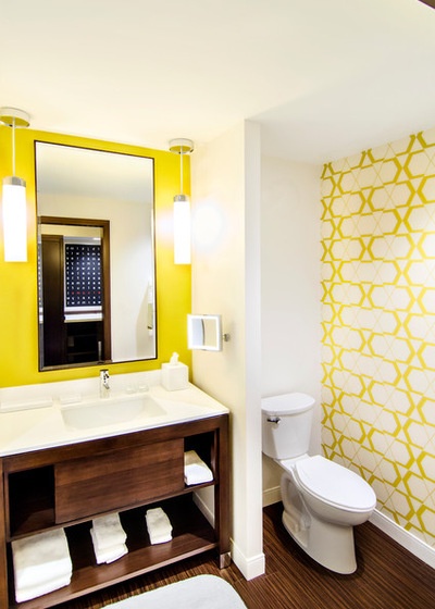 Contemporary Powder Room by Chris Bradley Photography