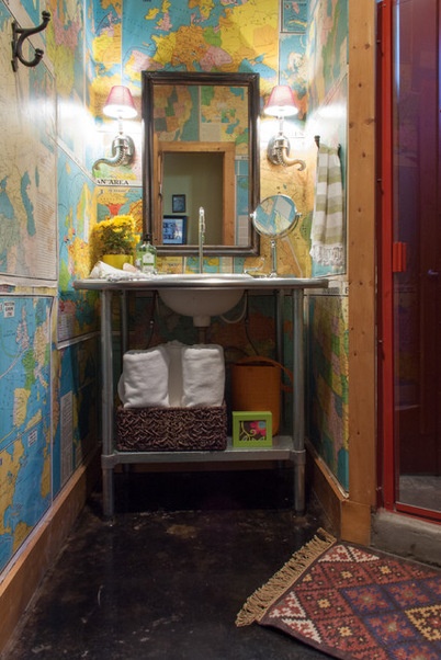 Eclectic Bathroom by Angela Flournoy