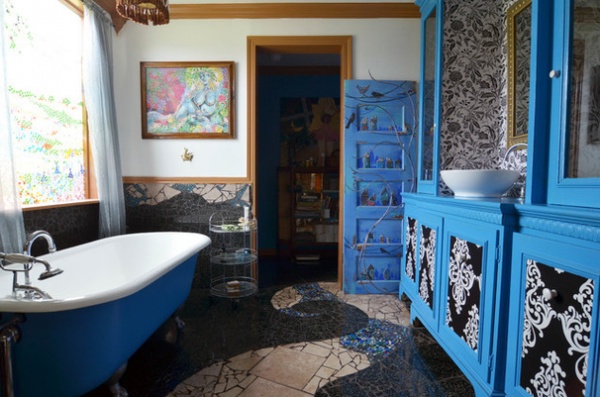 Eclectic Bathroom by Sarah Greenman