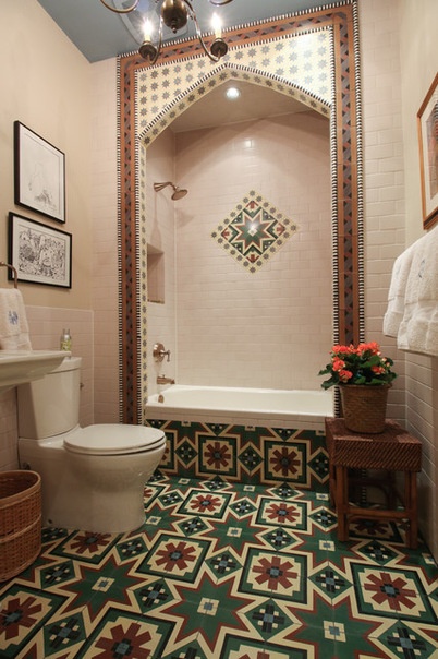 Eclectic Bathroom by Michaela Dodd